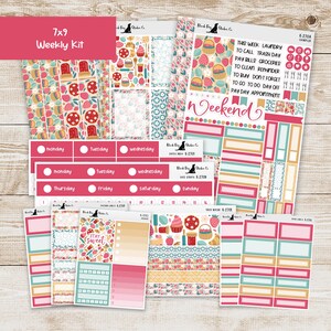 K-270 Weekly Kit & Add-Ons - Strawberry Sensation - Planner Stickers
