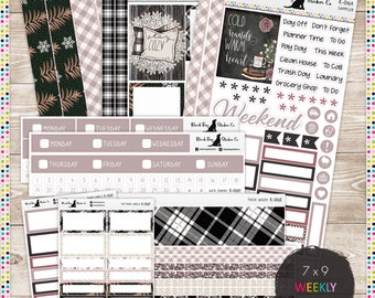 K-016 Weekly Kit - Festive Farmhouse - Planner Stickers