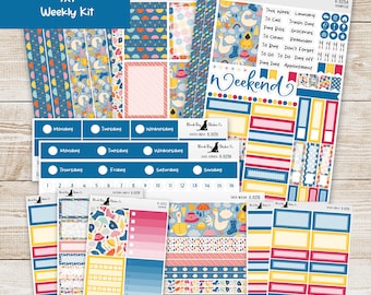 K-325 Weekly Kit & Add-Ons - April Showers - Planner Stickers