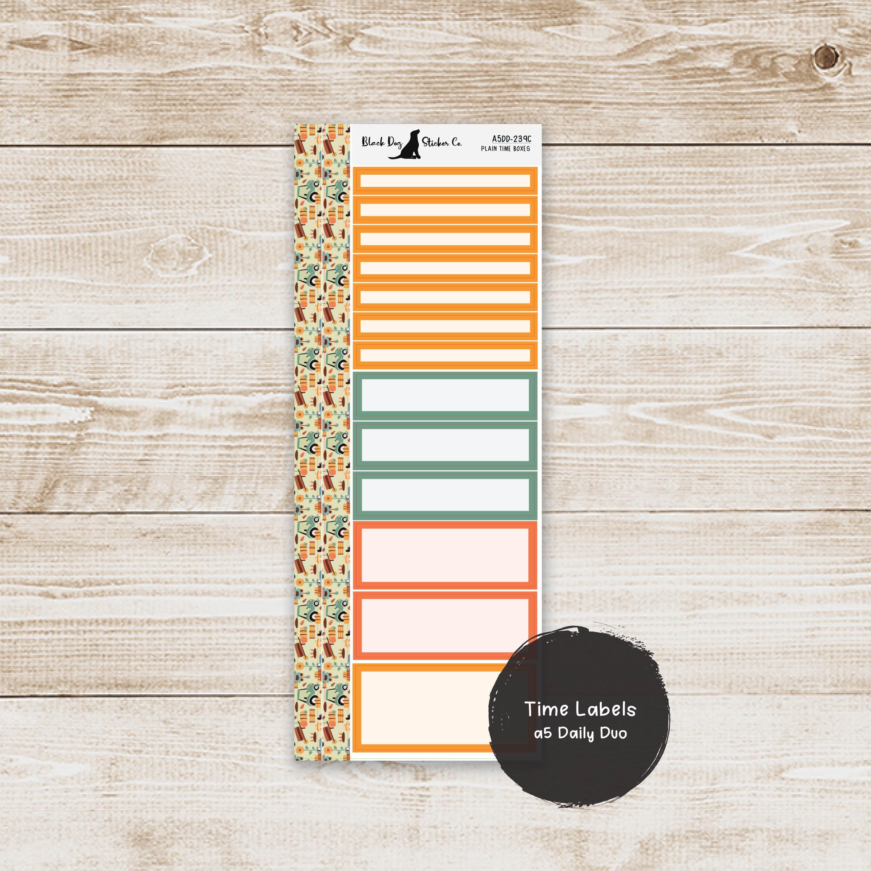 Erin Condren EC A5 Daily Duo Weekly Kit - Harvest Time - Planner ...