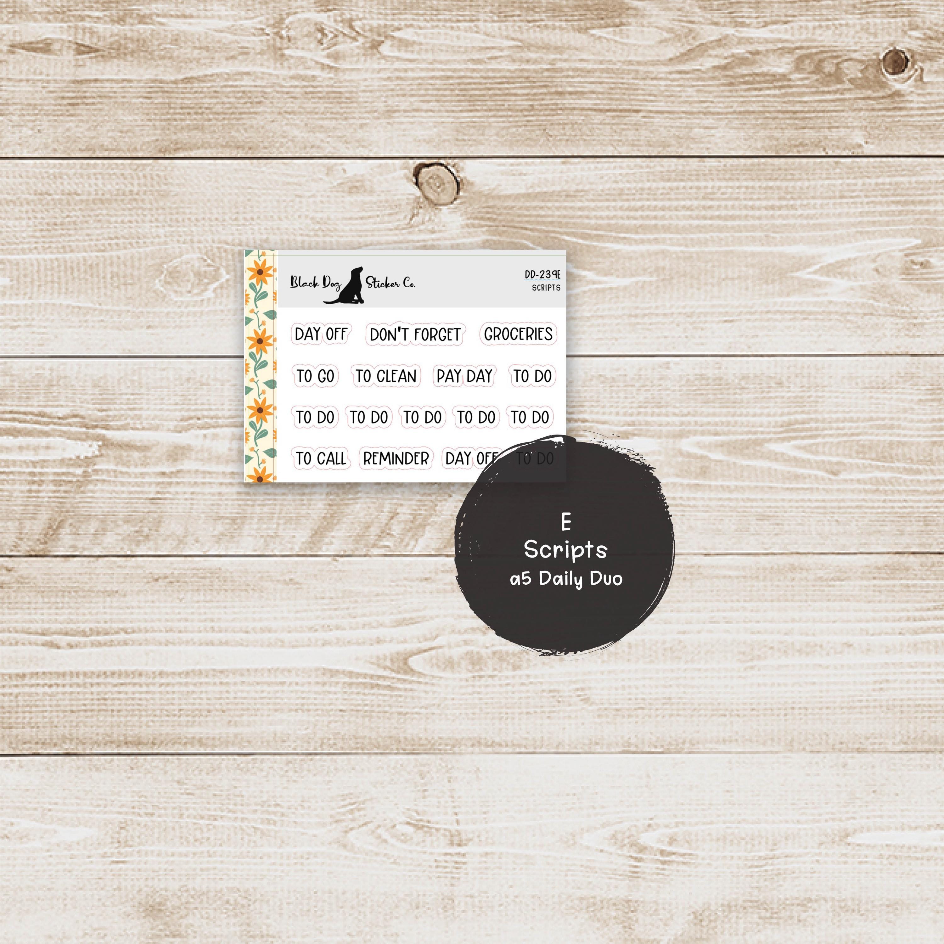Erin Condren EC A5 Daily Duo Weekly Kit - Harvest Time - Planner ...