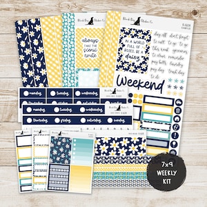 K-160 Weekly Kit & Add-Ons - Darling Daisies - Planner Stickers