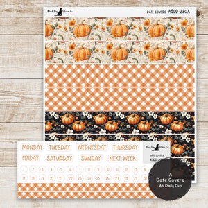 Erin Condren EC A5 Daily Duo Weekly Kit - Pumpkin Patch - Planner ...