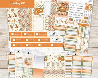 K-364 Weekly Kit & Add-Ons - Cutie Pie - Planner Stickers
