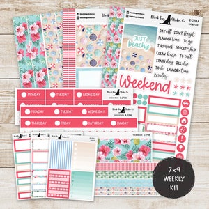 K-094 Weekly Kit - Just Beachy - Planner Stickers
