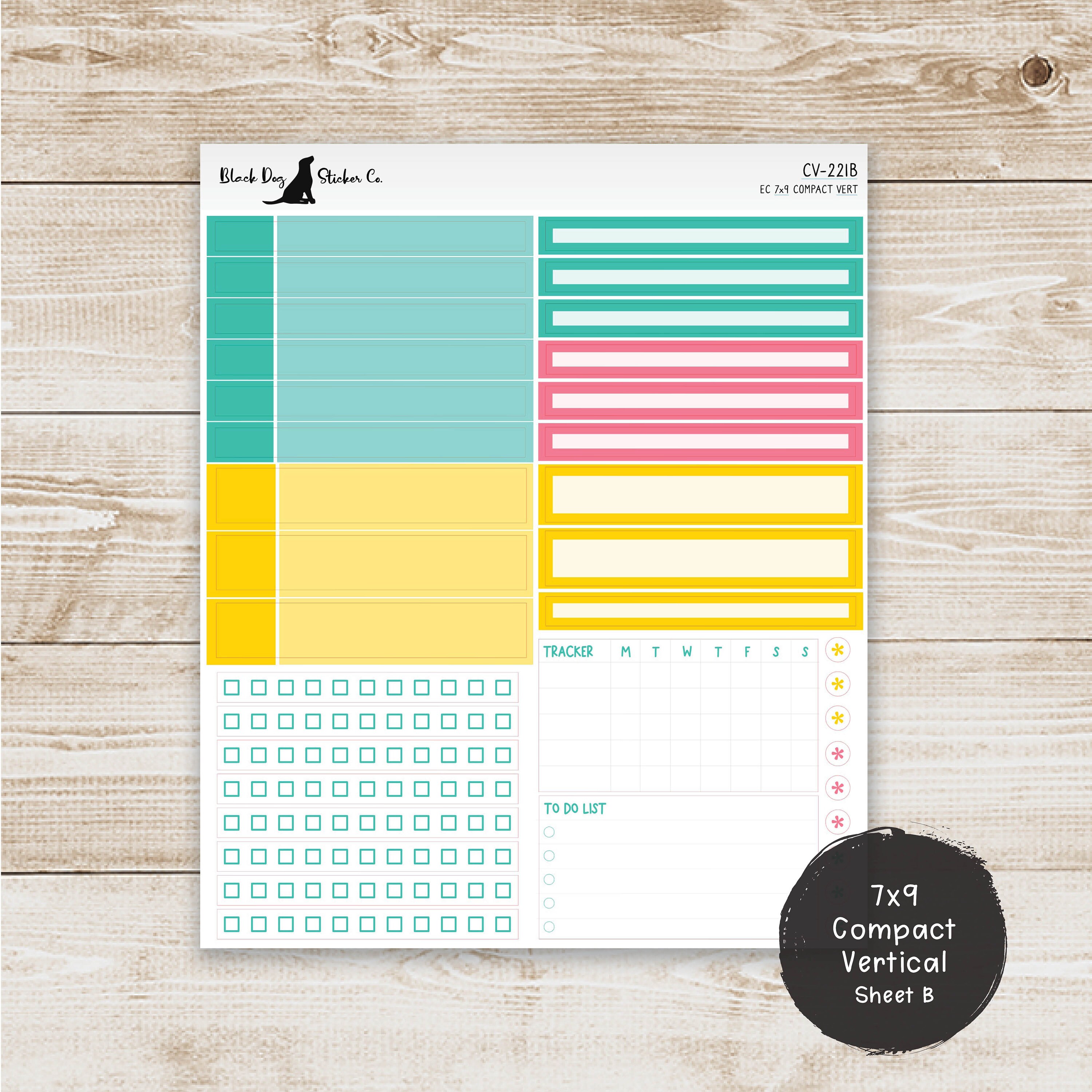 Erin Condren EC 7x9 Compact Vertical Weekly Kit - Beach Day - Planner ...