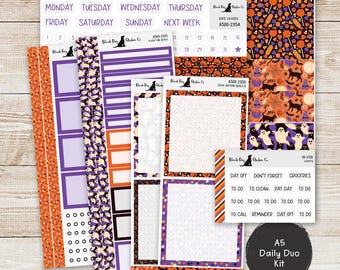 Erin Condren EC A5 Daily Duo Weekly Kit - Thankful - Planner Stickers ...