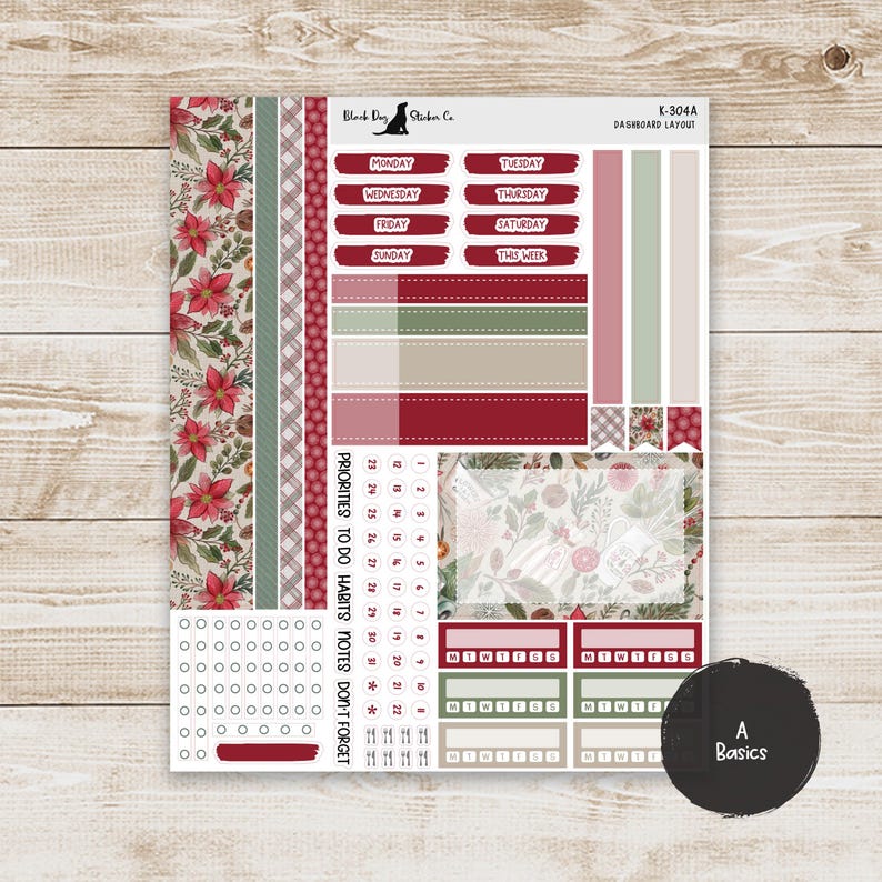 DB-304 Erin Condren EC 7x9 Dashboard Layout Weekly Kit - Country ...