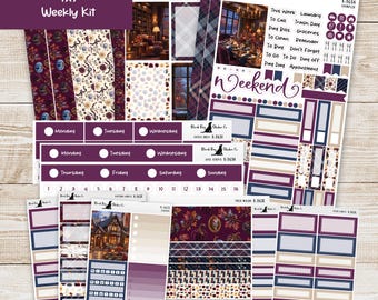 K-363 Weekly Kit & Add-Ons - Falling Leaves - Planner Stickers