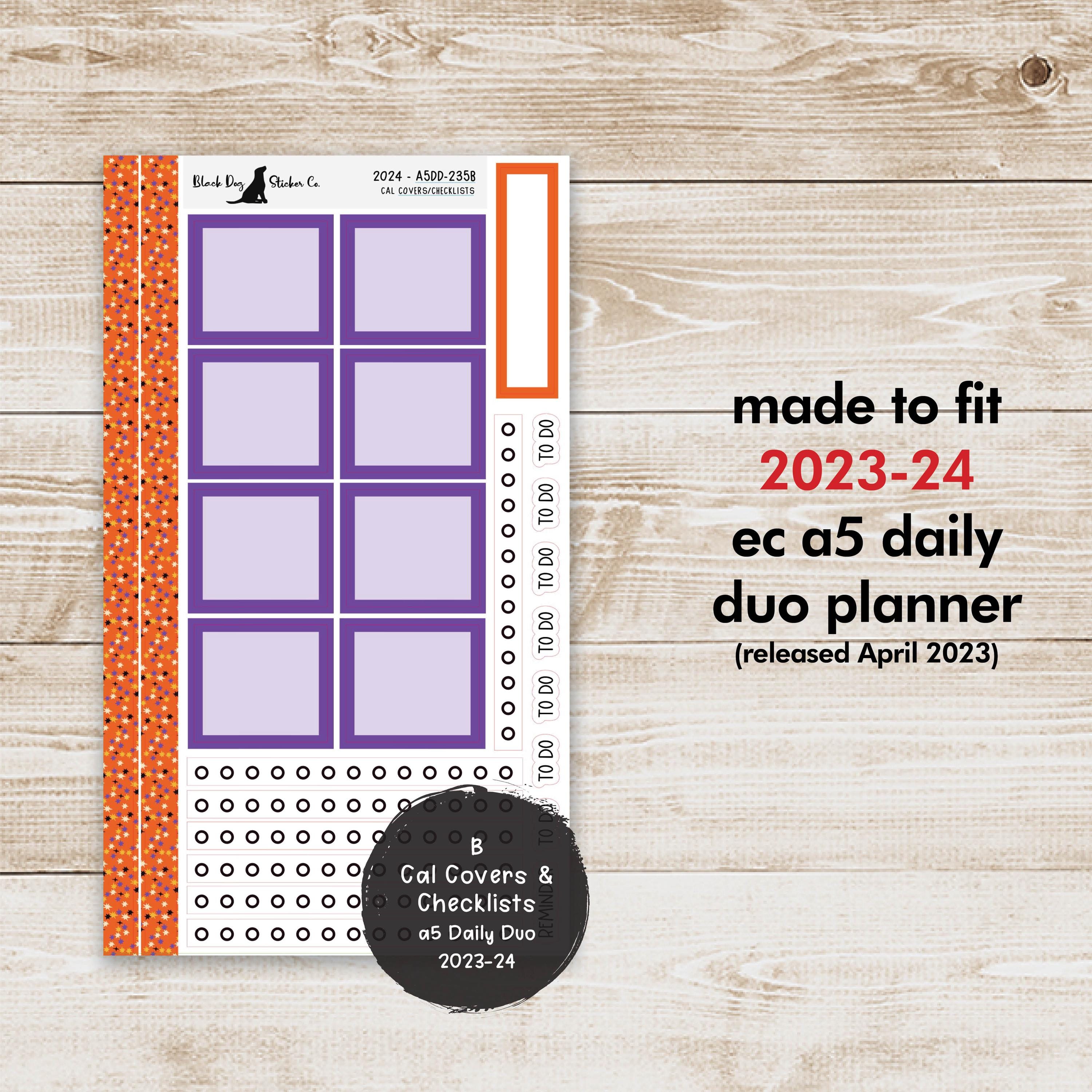 Erin Condren EC A5 Daily Duo Weekly Kit - Trick or Treat - Planner ...