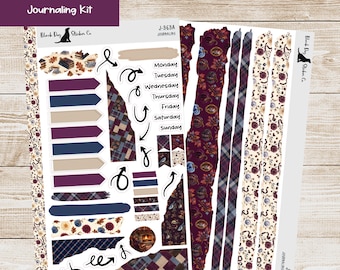 J-363 Journaling Kit - Falling Leaves - Planner Stickers