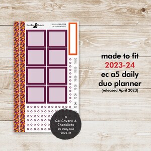 Erin Condren EC A5 Daily Duo Weekly Kit - Fall Harvest - Planner ...