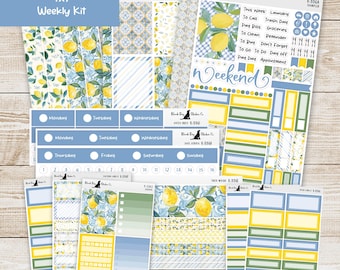 K-336 Weekly Kit & Add-Ons - Juicy Lemons - Planner Stickers