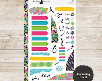 K-216 Weekly Kit & Add-Ons - Journaling Sheet - Cinco de Mayo - Planner Stickers