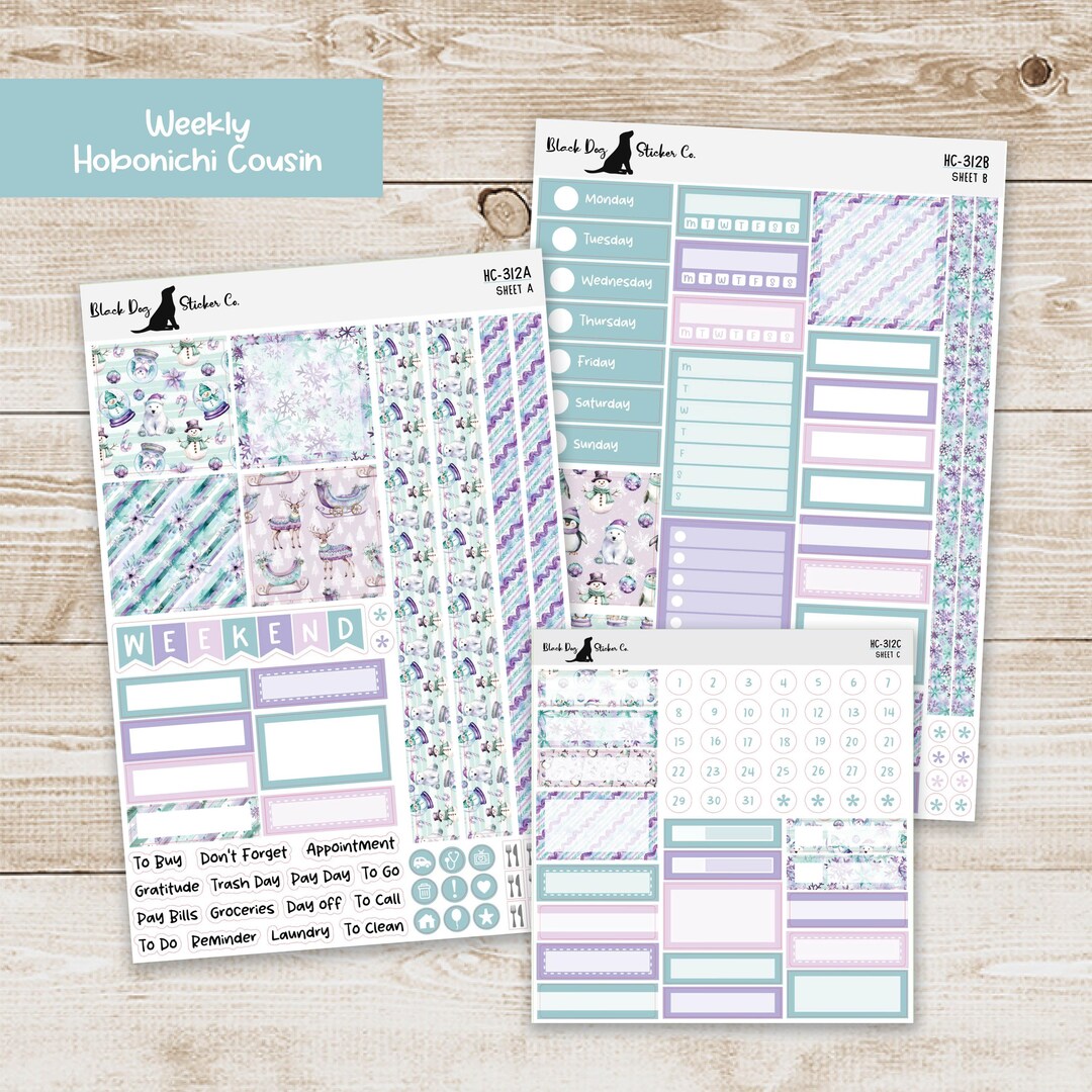 HC-312 Hobonichi Cousin Weekly Kit - Country Christmas - Planner ...