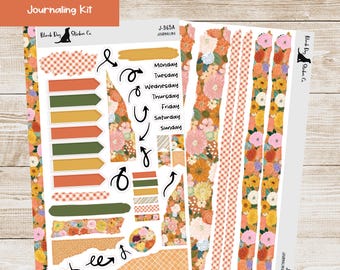J-365 Journaling Kit - Fall in Bloom - Planner Stickers