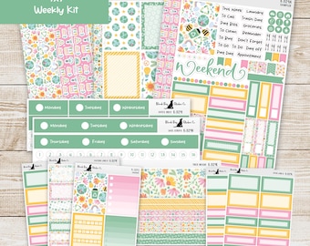 K-329 Weekly Kit & Add-Ons - Earth Day - Planner Stickers