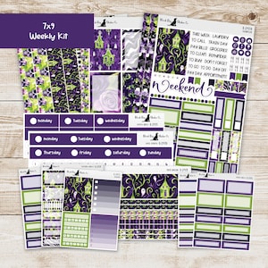 K-297 Weekly Kit & Add-Ons - Strange and Unusual - Planner Stickers