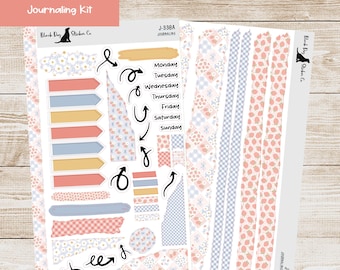 J-338 Journaling Kit - Sweet Strawberries - Planner Stickers