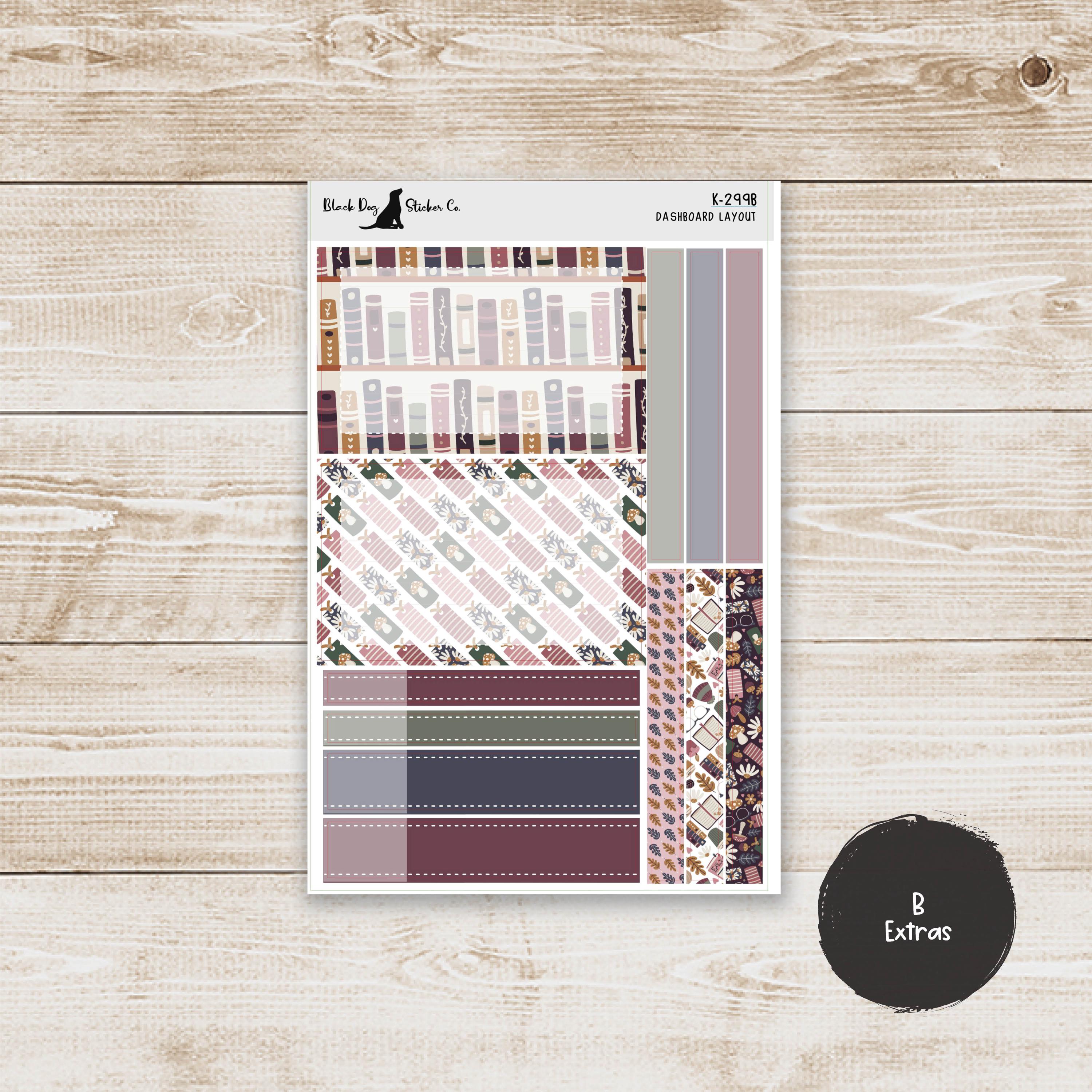 DB-299 Erin Condren EC 7x9 Dashboard Layout Weekly Kit - Cozy Fall ...