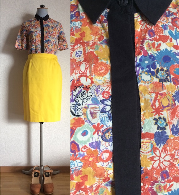 Vintage Summer Liberty Shirt/ Short Sleeves / Sess