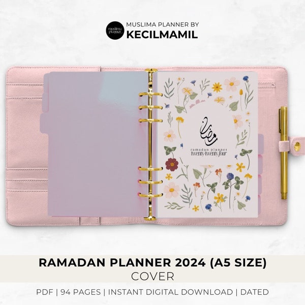 RAMADAN PLANNER 2024 - Printable Version - PDF File, Ramadhan Planner, Quran Journal, Qur’an Journal, Ramadan Journal, Eid Islamic Planner