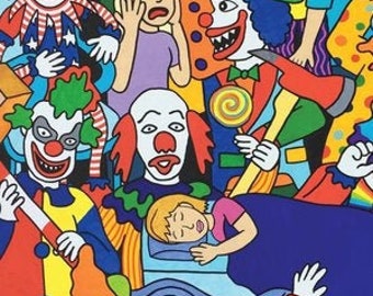 Postcard Series: Food, Pugs, Clowns, Monsters, Animal Fashionistas, and Synesthesia!