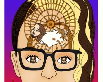 Zine- Hamster Wheel Brain
