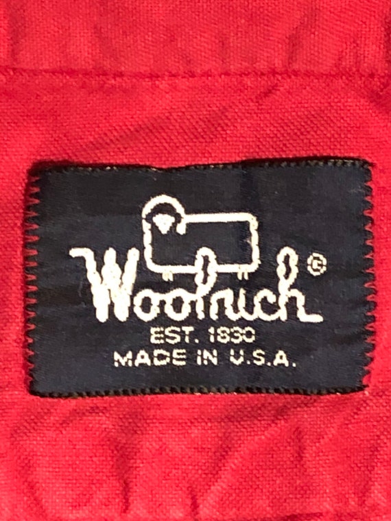 Woolrich Chore Work Shirt Red Mens Ladies Medium … - image 2