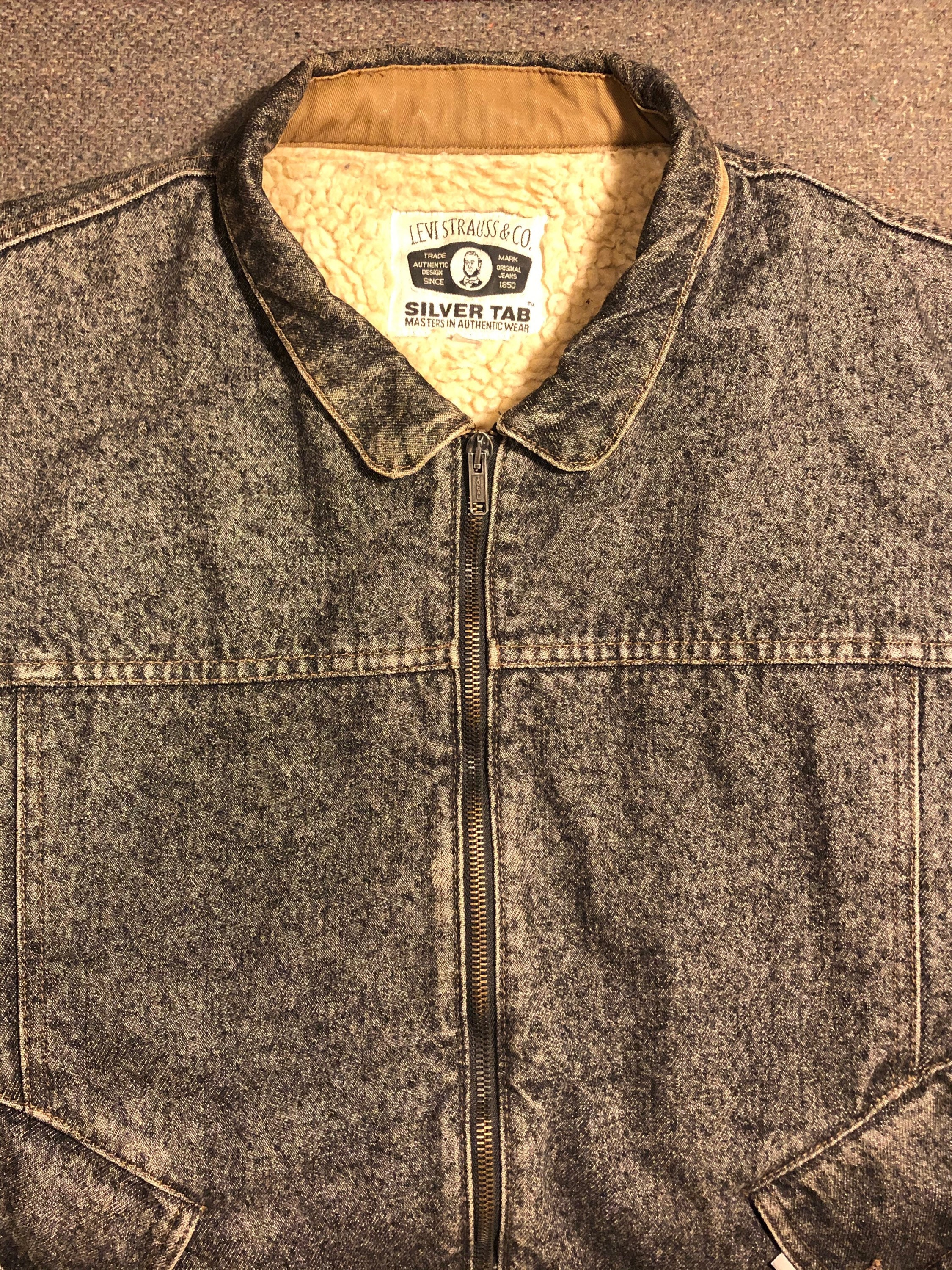 levis silvertab denim jacket