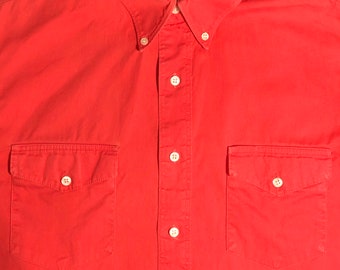 Wrangler Shirt Flamingo Pink Mens Ladies Medium Large 40 42 Cowboy Country Western Festival Gig Beach Party Hipster 80s 90s Vintage Camp