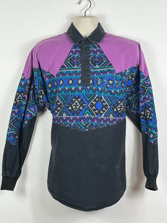roper aztec button up