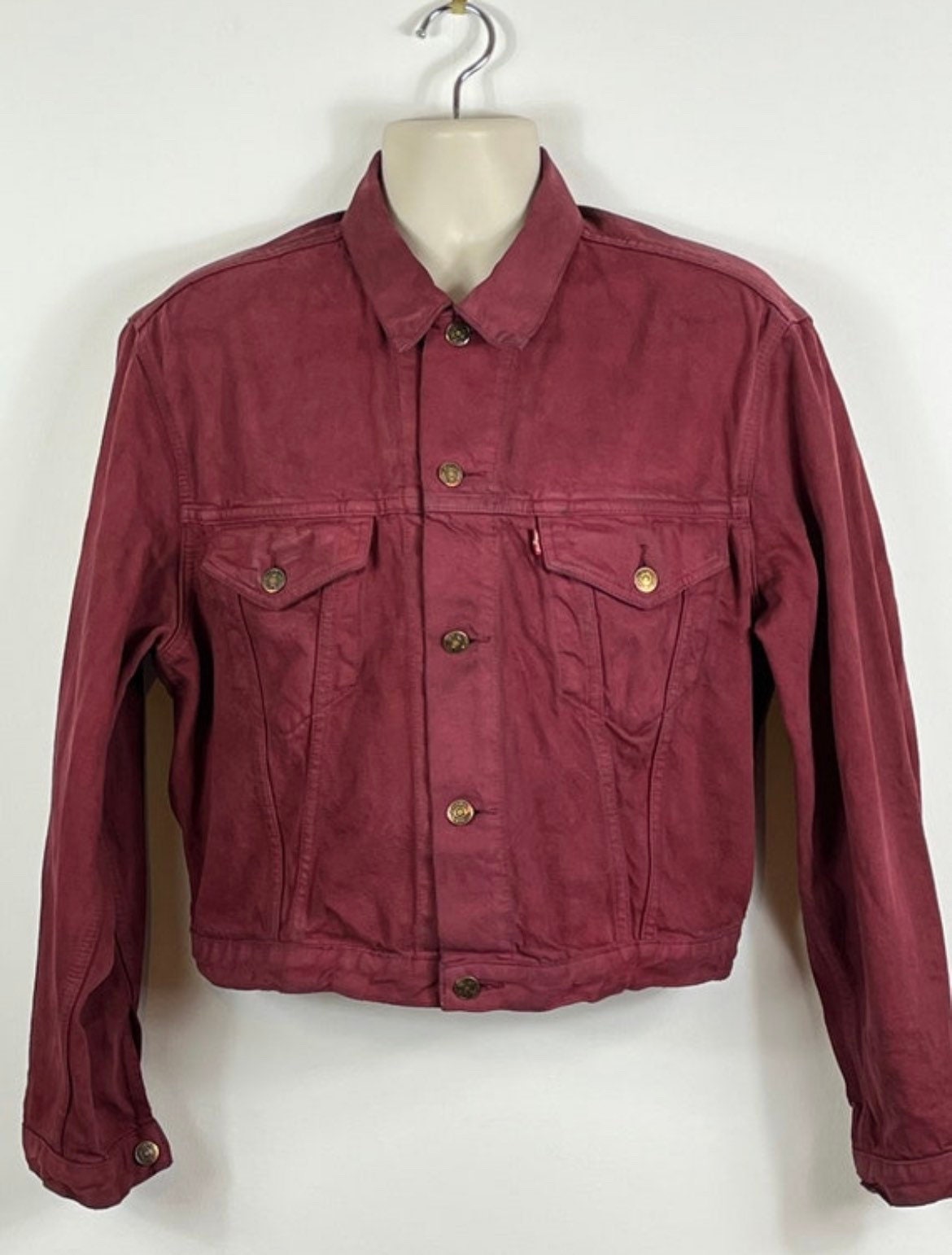 Red Denim Jacket (Trendencies)  Red denim jacket, Red jacket