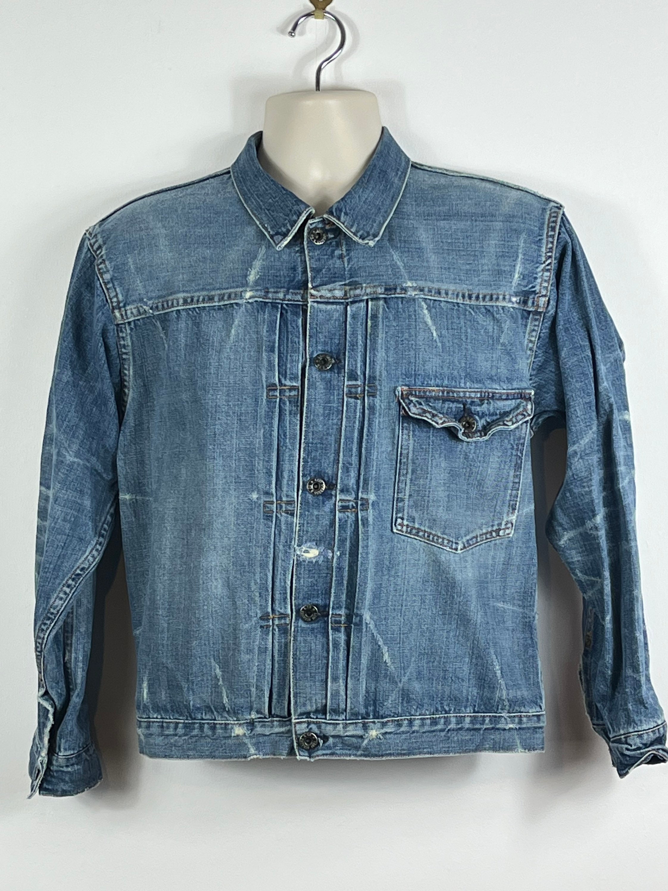 Levi's LVC Selvedge Denim Jacket Lot 213 Mens Ladies Medium Levi's LVC Selvedge Denim Jacket Lot 213 Mens Ladies Medium