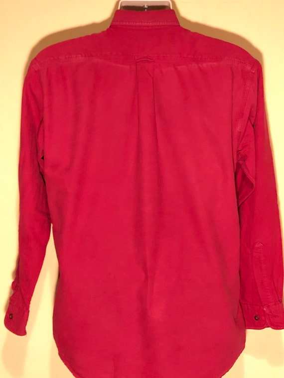 Woolrich Chore Work Shirt Red Mens Ladies Medium … - image 4