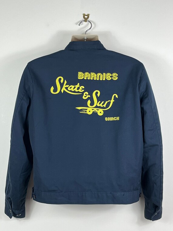 70s Skate and Surf Shop Jacket Blue Mens Ladies Medium 40 Etsy