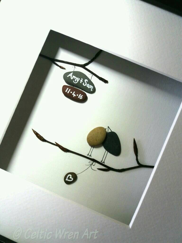 Lovebirds a unique wedding gift from Ireland. Personalized Etsy