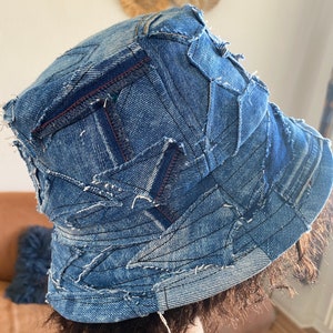 digital pattern bucket hat
