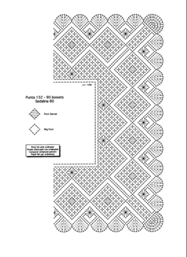 PATTERN, LACE learn. bobbin lace image 4