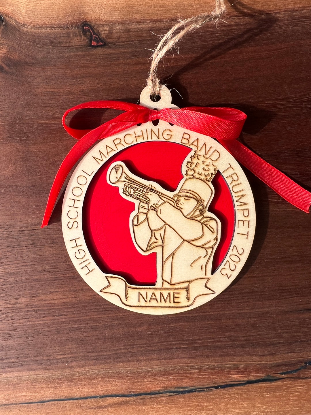 Marching Band Ornament Trumpet Etsy