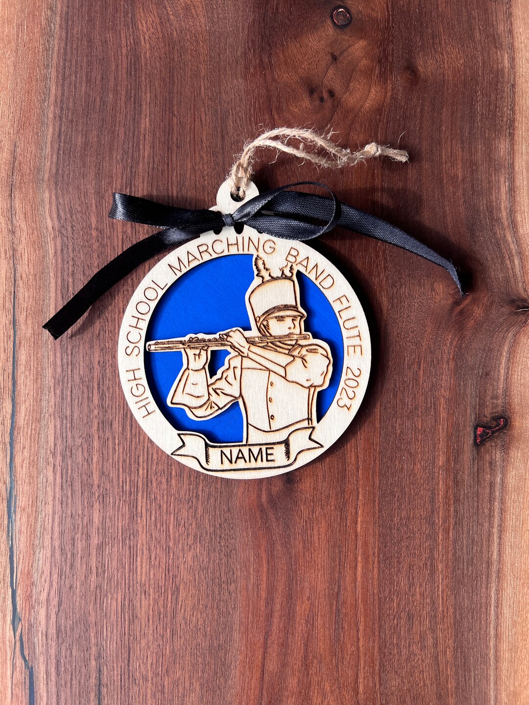 Marching Band Ornament Flute Etsy