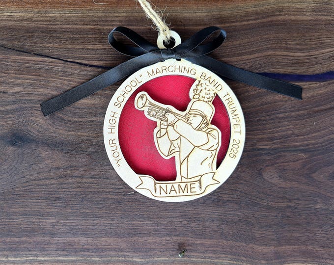 Marching Band Ornament Trumpet