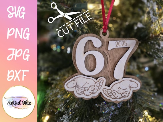 67 ornament SVG cut file