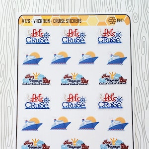 Vacation // Cruise (Set of 30) Item #176