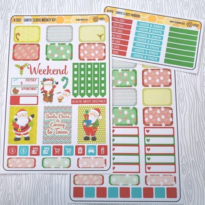 Santa Claus Weekly Kit (Set of 34) Item #369