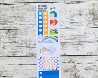 One Day Decor Strip // Rainbow Bridge Pet Memorial (Set of 10) Item #500