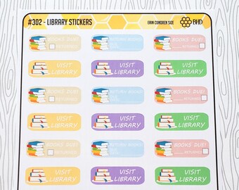 Library Stickers (Set of 30) Item #302