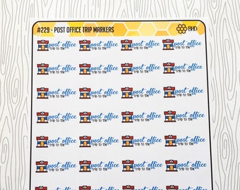 Post Office Trip Markers (Set of 40) Item #229