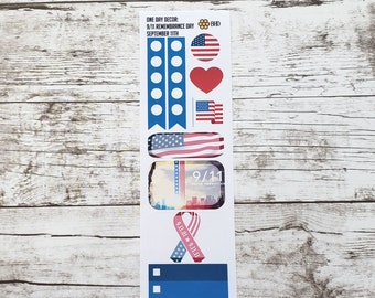 One Day Decor Strip // 9-11 Remembrance Day (Set of 10) Item #935