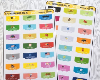 Holiday Labels (Set of 48) Item #347